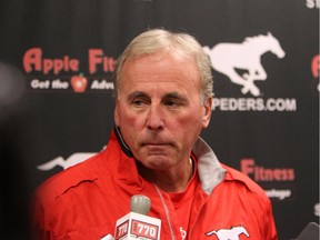 Head coach John Hufnagel talks on Monday to the media about the Stampeders' plans heading into Tuesday's CFL free agency opening.