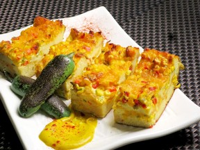 Corn and Jalepeno Strata