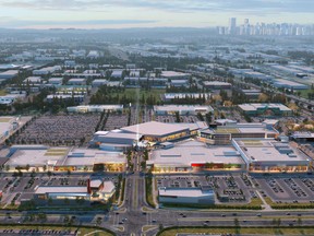 A rendering of the planned redevelopment of the Deerfoot Mall.