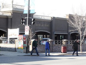 The corner of 10th Street NW and Kensington Road is where Osteria de Medici is located and it is the site of re-development plans for the corner by the owners.