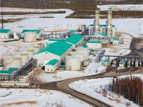 Connacher's Pod One thermal oilsands project in northern Alberta.
