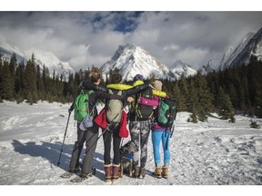 The women of Hike365 get out for monthly hikes or snowshoeing, an experience that allows everyone to try new trails and meet new friends.