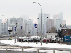 Photo of GSL property being sold to the City of Calgary for future development, in Calgary on February 11, 2015.