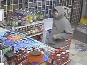 Police are investigating two robberies at a liquor store in the 4500 block of 26 Avenue S.E. The first incident was at approximately 6 p.m. on Dec. 4, 2014, and the second was at approximately 6 p.m. on jan 25, 2015.