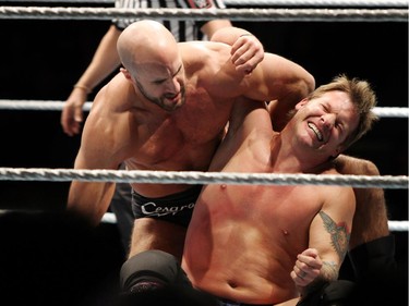 Chris Jericho, who trained in Calgary at the Frank Sisson's Silver Dollar Casino took on Casaro in World Wrestling Entertainment which had 5,000 people in attendance at Saddledome on Sunday Calgary on February 1, 2015.