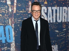 NEW YORK, NY - FEBRUARY 15: Actor Tom Arnold attends SNL 40th Anniversary Celebration at Rockefeller Plaza on February 15, 2015 in New York City.