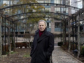 Author and former broadcaster Linden MacIntyre poses for a portrait outside of the Random House offices in Toronto.