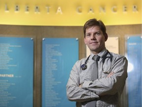 Dr. Henning, medical oncologist, poses for a photo at the Tom Baker Cancer Centre in Calgary, on February 2, 2015.