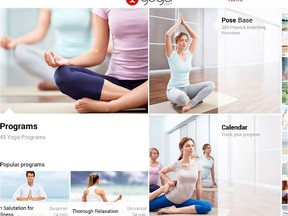 An increasing number of yoga apps is allowing users to do routines from the comfort and solitude of home or while travelling.
