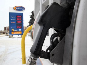 Rob Baker filled his truck with gas at the Centex station in Inglewood on January 5, 2015.