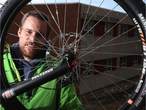 Teacher Kyle Stewart is organizing Bike To School Day, which has grown to 50 schools in Calgary this year.