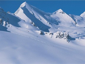 Heli-skiing is popular in the Selkirk Mountains of B.C.