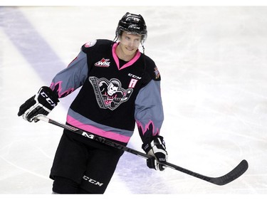 Calgary Hitmen centre Adam Tambellini was named the player of the year prior to the game against the Kootenay Ice on Sunday.