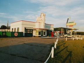 Eamon's gas station.