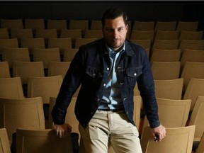 Calgary filmmaker,Todd Kipp, poses at the Globe Cinema.
