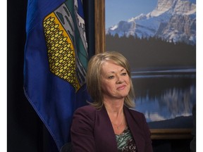 Municipal Affairs Minister Diana McQueen at the legislature on March 16.