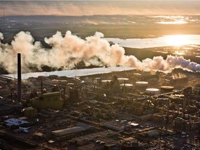 Syncrude's oilsands upgrading facility north of Fort McMurray.