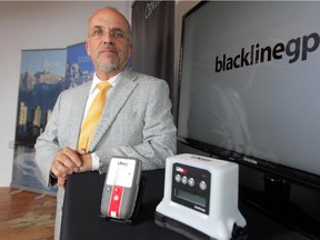 Cody Slater, CEO, of Blackline GPS, in Calgary.