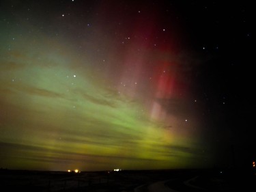 Chantel Martin sent us this photo of the northern lights she took near High River.