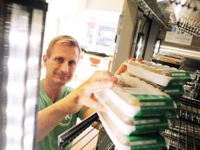 Fit Kitchen owner Jason Zaran  in his new healthy meal outlet in Mckenzie Towne.The store provides fresh and healthy meals to go.