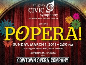 The Calgary Civic Orchestra teamed up with Cowtown Opera for Popera!