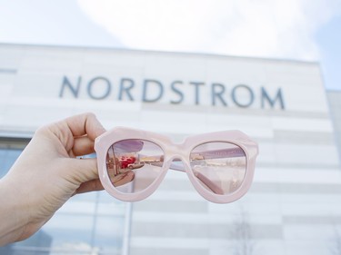 Incorporate the pastel trend into your accessories with these playful sunglasses by Karen Walker, $326 at Nordstrom.