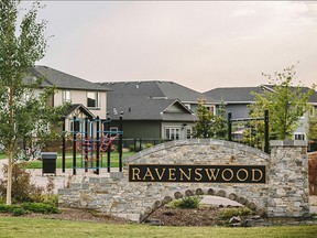 Ravenswood by Qualico in Airdrie is designed to have the feeling of a small European village.