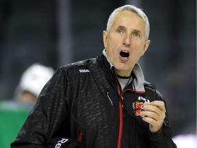 Flames head coach Bob Hartley.