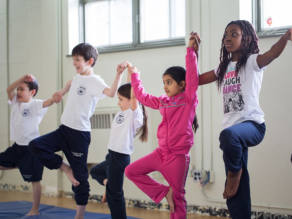 Gallery Yoga classes at Mountain View Academy Calgary Herald