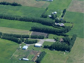 Police have returned to Douglas Garland's rural property near Airdrie, to search for evidence ahead of the Liknes-O'Brien homicide case.