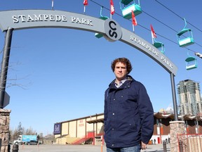 David Howard, president of The Event Group, at Stampede Park in Calgary on March 4, 2015.