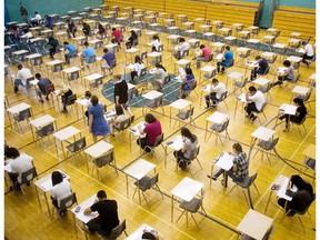 Reader says dropping the weight of diploma exams from 50% to 30% should start with the current graduating class.