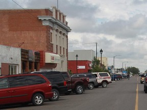 The main drag of Taber, 48th Avenue, as seen Tuesday June 26, 2012.