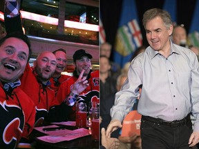 Political blogger Stephen Carter says "normal people" care about the Calgary Flames, not about the election.