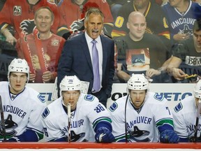 First-year Vancouver Canucks head coach Willie Desjardins may bring the fire in this opening-round series in Calgary against the Flames, but his players aren’t igniting in the cauldron of the NHL playoffs.
