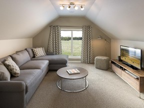 The loft in the Huntley show home by Excel Homes in Walden.