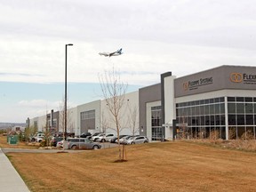 Oxford Properties is continuing to develop the Airport Business Park north of the Calgary International Airport.