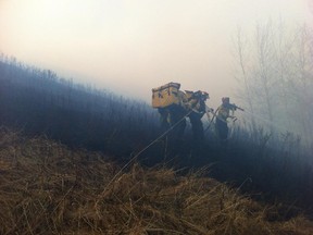 Alberta firefighters have had a busy season with 233 wildfires so far this spring.