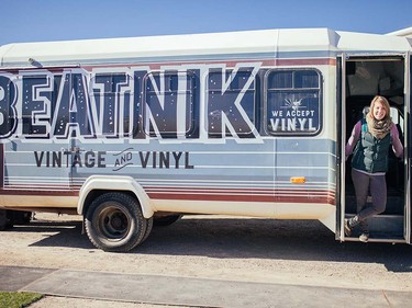 Kristin Poch's  was aware of the success of food trucks and found her own set of wheels for her venture — The Beatnik Bus.