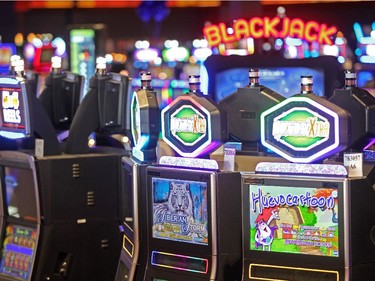 Inside the new Century Downs Casino and Racetrack in Balzac on April 1, 2015.