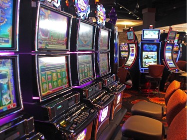 Inside the new Century Downs Casino and Racetrack in Balzac on April 1, 2015.