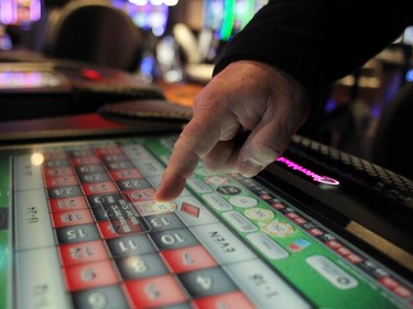 Inside the new Century Downs Casino and Racetrack in Balzac on April 1, 2015.