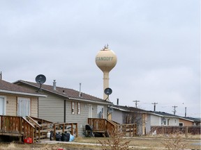 This dead-end street in Stand Off is locally known as Oxy Alley, nicknamed for the high volume of suspected drug activity.