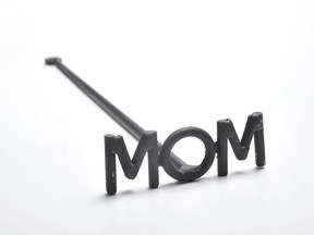 Upside Down, It Spells WOW
While perhaps not a campfire necessity, this mom branding iron provides a unique way of showing how much you care. And Mother’s Day is coming up. $49.99 at Barbecues Galore, 
3505 Edmonton Tr. N.E., 403-250-1558, and 5875 9th St. S.E., 403-258-4440, barbecuesgalore.ca.