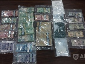 More than $117,000 in cash proceeds of crime was seized from a suspected Calgary fentanyl trafficker by Alberta Law Enforcement Response Teams (ALERT) March 31, 2015.