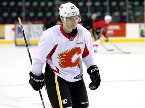Calgary Flames forward Mason Raymond.