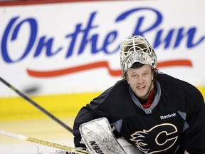 Calgary Flames goalie Karri Ramo returned to practice on Tuesday, which is good news for the depth in the team's crease entering the playoffs.