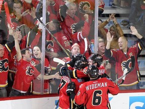 The Calgary Flames earned the right to celebrate after eliminating the Vancouver Canucks with a 7-4 win in Game 6 on Saturday night, but the Anaheim Ducks, up next, present as big a challenge as any they've had all season.