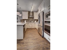 The kitchen in the Ridge condo at Cranston Ridge.