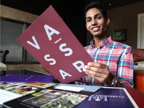 Calgary graduating student Shiv Ruparell is one of the Alberta students looking to the U.S. for college and university.